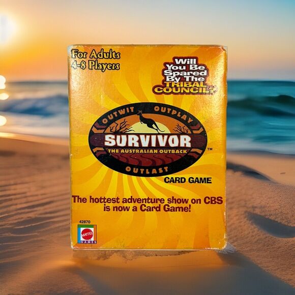 Mattel Survivor Card Game: The Australian Outback Edition 2000 COMPLETE - Picture 1 of 3